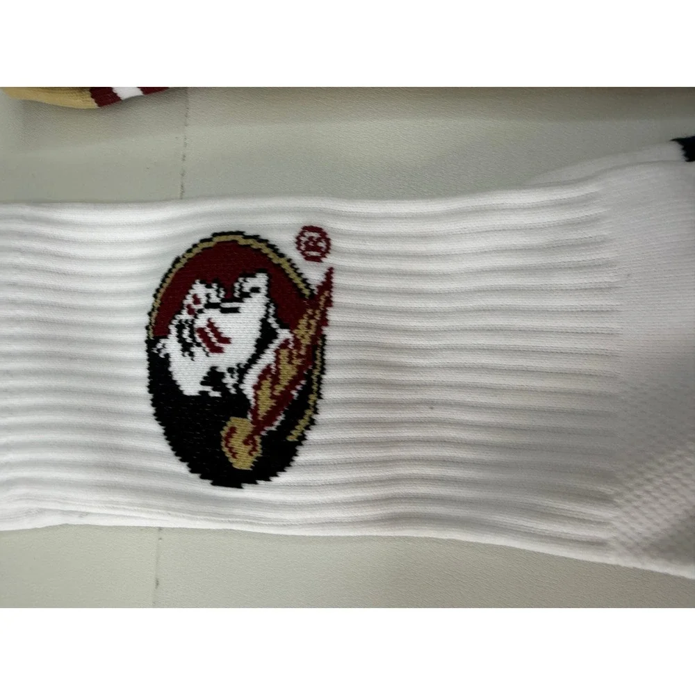 Strideline FSU Florida State University Seminoles Crew Socks 3 Pack M/L NEW